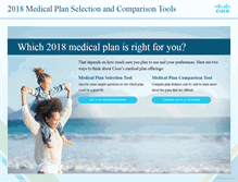 Tablet Screenshot of medicalplanselection.com